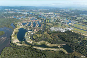 Aerial Photo Oyster Cove Helensvale QLD Aerial Photography