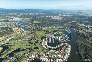 Aerial Photo Hope Island QLD Aerial Photography