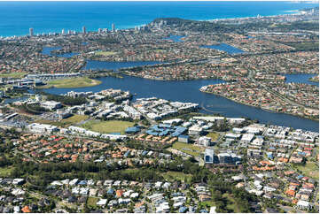 Aerial Photo Varsity Lakes QLD Aerial Photography