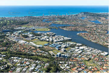 Aerial Photo Varsity Lakes QLD Aerial Photography