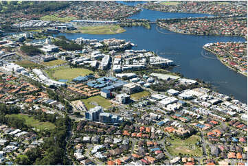 Aerial Photo Varsity Lakes QLD Aerial Photography