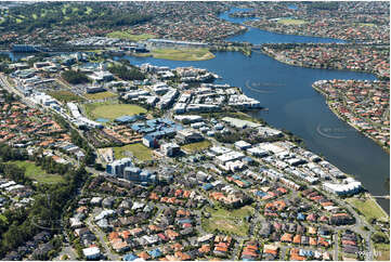 Aerial Photo Varsity Lakes QLD Aerial Photography