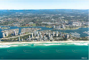 Aerial Photo Main Beach QLD Aerial Photography