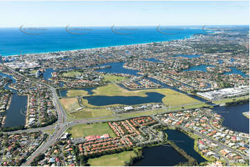 Aerial Photo Mermaid Waters QLD Aerial Photography