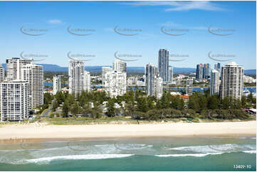 Aerial Photo Main Beach QLD Aerial Photography