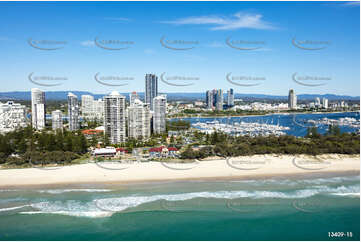 Aerial Photo Main Beach QLD Aerial Photography