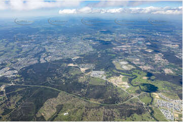 High Altitude Aerial Photo Ripley QLD Aerial Photography