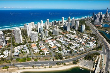 Aerial Photo Main Beach QLD Aerial Photography