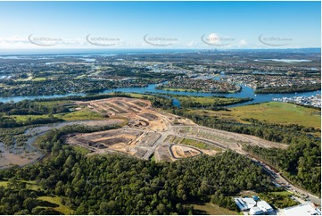 Aerial Photo of Foreshore Coomera QLD Aerial Photography