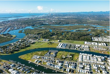 Aerial Photo Hope Island QLD Aerial Photography