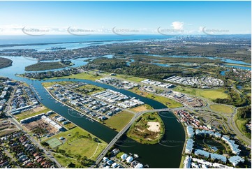 Aerial Photo Hope Island QLD Aerial Photography