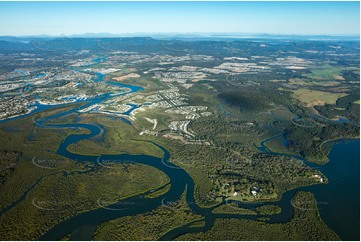 High Altitude Aerial Photo Coomera QLD Aerial Photography