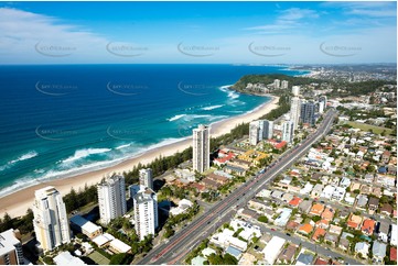 Aerial Photo Burleigh Heads QLD Aerial Photography