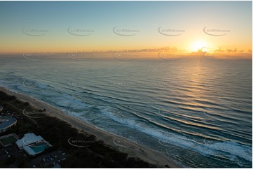 Main Beach Sunrise - Gold Coast QLD Aerial Photography