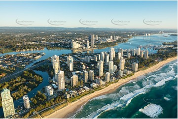 Aerial Photo Main Beach QLD Aerial Photography