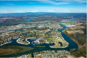 High Altitude Aerial Photo Hope Island QLD Aerial Photography