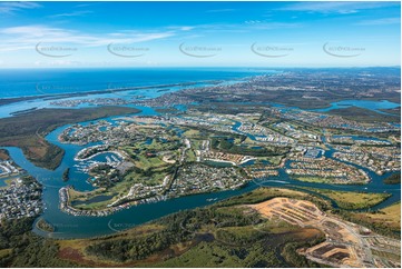 High Altitude Aerial Photo Hope Island QLD Aerial Photography