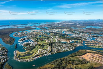 Aerial Photo Hope Island QLD Aerial Photography