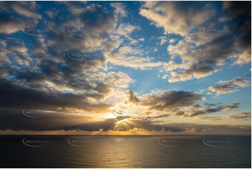 Ocean Sunrise Surfers Paradise Aerial Photography