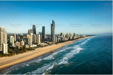 Sunrise Aerial Photo Surfers Paradise QLD Aerial Photography