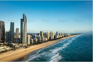 Sunrise Aerial Photo Surfers Paradise QLD Aerial Photography