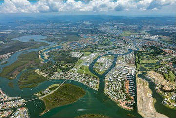 High Altitude Aerial Photo Hope Island QLD Aerial Photography