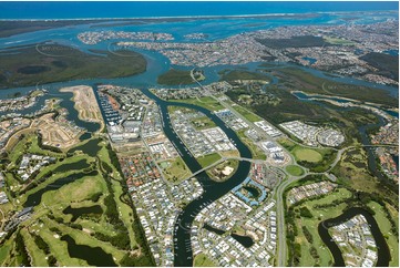 High Altitude Aerial Photo Hope Island QLD Aerial Photography