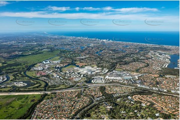 High Altitude Aerial Photo Robina QLD Aerial Photography