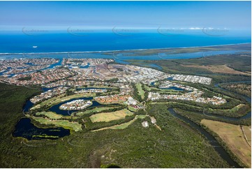 Aerial Photo Pelican Waters QLD Aerial Photography