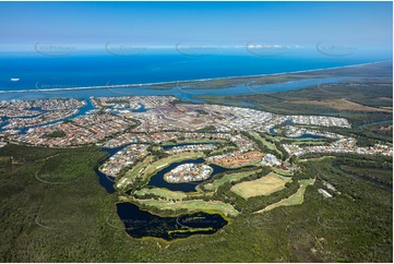 Aerial Photo Pelican Waters QLD Aerial Photography