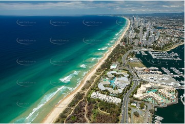 Aerial Photo Main Beach QLD Aerial Photography