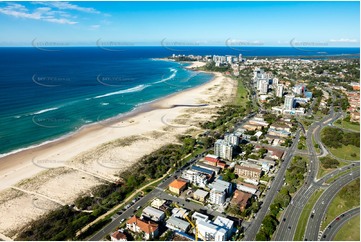 Aerial Photo Bilinga QLD Aerial Photography