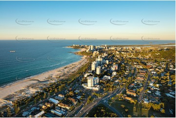 Sunset Aerial Photo Coolangatta Aerial Photography