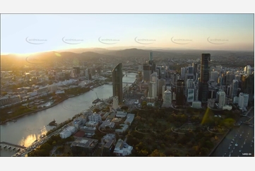 Sunset Aerial Video Brisbane City Aerial Photography