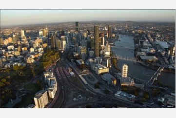 Sunset Aerial Video Brisbane City Aerial Photography