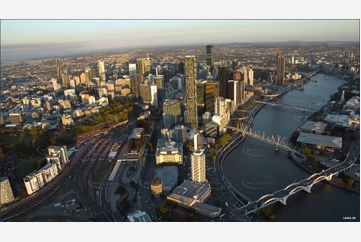 Sunset Aerial Video Brisbane City Aerial Photography