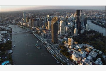 Sunset Aerial Video Brisbane City Aerial Photography