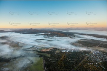 Sunrise Aerial Photo Ripley QLD Aerial Photography