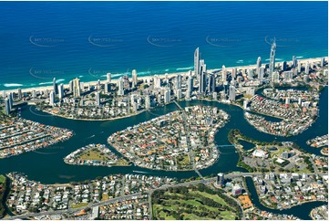 High Altitude Aerial Photo Surfers Paradise QLD Aerial Photography