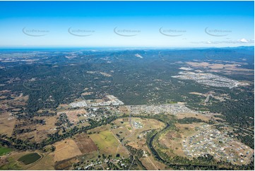 High Altitude Aerial Photo Logan Village Aerial Photography