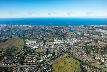 High Altitude Aerial Photo Robina QLD Aerial Photography