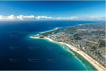 High Altitude Aerial Photo Coolangatta QLD Aerial Photography