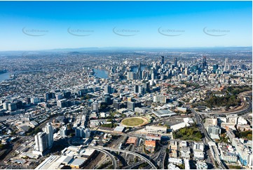 Aerial Photo Bowen Hills QLD Aerial Photography