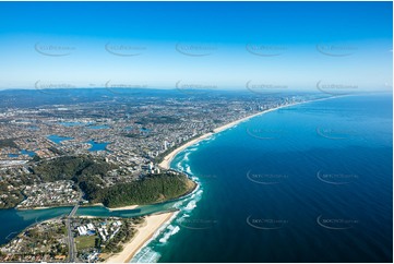 Aerial Photo Burleigh Heads QLD Aerial Photography