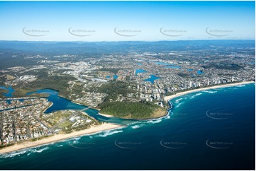 Aerial Photo Burleigh Heads QLD Aerial Photography