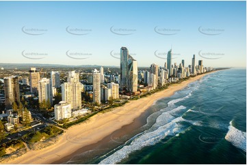 Sunrise Aerial Photo Surfers Paradise QLD Aerial Photography