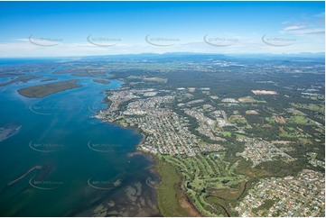 High Altitude Aerial Photo Redland Bay QLD Aerial Photography