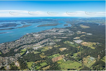 High Altitude Aerial Photo Redland Bay QLD Aerial Photography