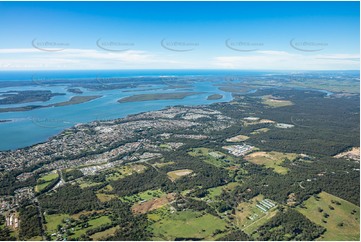 High Altitude Aerial Photo Redland Bay QLD Aerial Photography