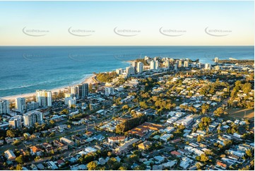 Sunset Aerial Photo Coolangatta QLD Aerial Photography